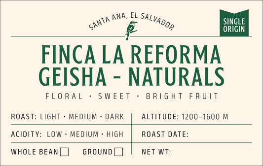 Finca La Reforma Geisha - Naturals