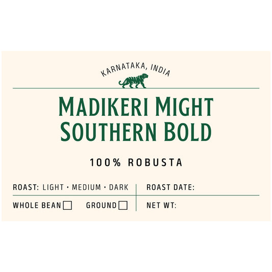 Madikeri Might - Southern Bold I 100% Robusta