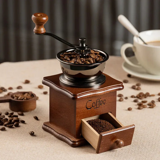 Coffee Bean Grinder - Manual Wooden (100 gm)