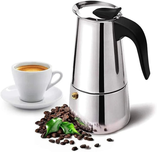 Stainless Steel Espresso Percolator (180 ml - 2 cup)