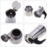Stainless Steel Espresso Percolator (180 ml - 2 cup)