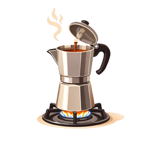 Moka Pot – Stovetop Espresso Maker (3 Cup)