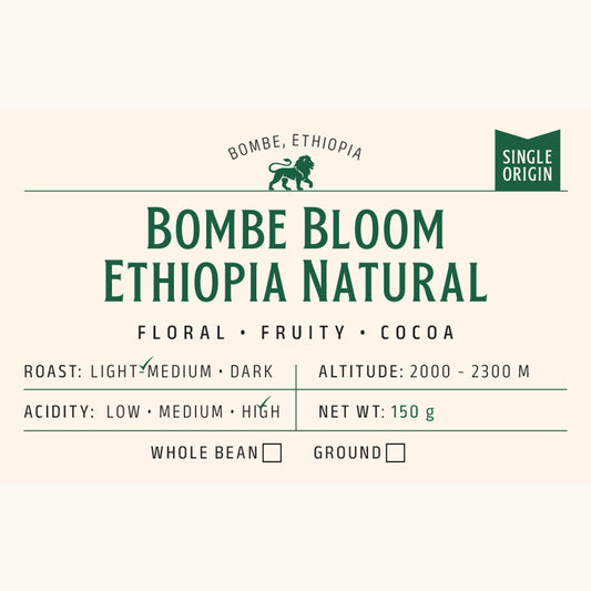 Bombe Bloom - Ethiopia Natural (Light - Medium Roast)