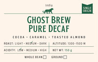 Ghost Brew - Pure Decaf I Chemical-Free SCFE I (Medium Roast)