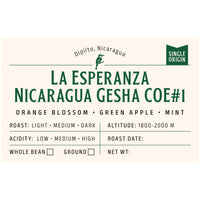 La Esperanza - Nicaragua Gesha COE#1