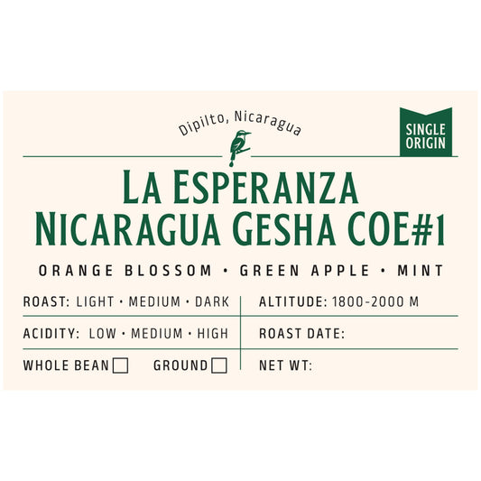 La Esperanza - Nicaragua Gesha COE#1