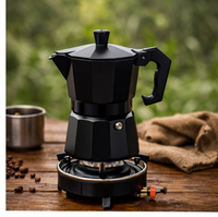 Moka Pot (Stovetop Coffee Maker) - (2-3 Cup)