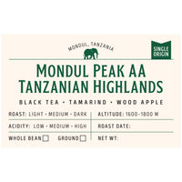 Mondul Peak AA - Tanzanian Highlands